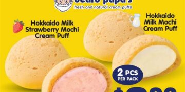 Beard Papa's - 2 Pcs Mochi Cream Puff FOR $3.90 - Singapore Promo