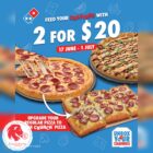 Domino's Pizza - 2 Pizzas FOR Just $20 - Singapore Promo