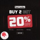 Foot Locker - Buy 2 Get 20% Off Shoes - Singapore Promo