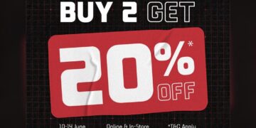 Foot Locker - Buy 2 Get 20% Off Shoes - Singapore Promo