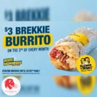 Guzman Y Gomez - $3 Brekkie Buritto - Singapore Promo