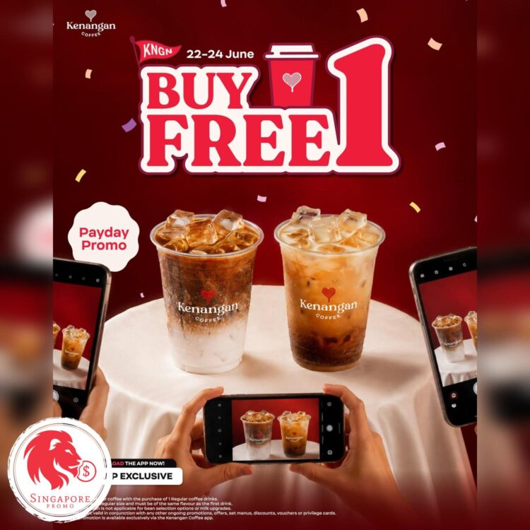 Kenangan Coffee - Buy 1 FREE 1 Coffee - Singapore Promo