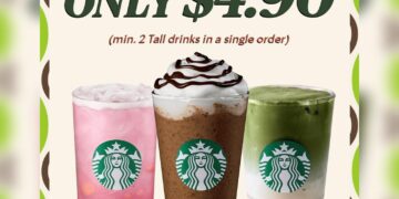 Starbucks - Any Tall Drink At $4.90 - Singapore Promo