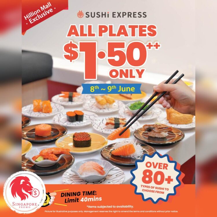 Sushi Express - $1.50++ All Plates - Singapore Promo