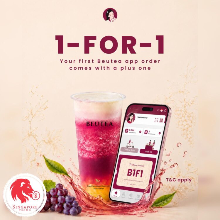 Beutea - 1-FOR-1 App Voucher - Singapore Promo