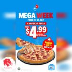 Domino's Pizza - $4.99 Regular Pizza - Singapore Promo