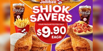 Jollibee - $9.90 Shiok Savers - Singapore Promo
