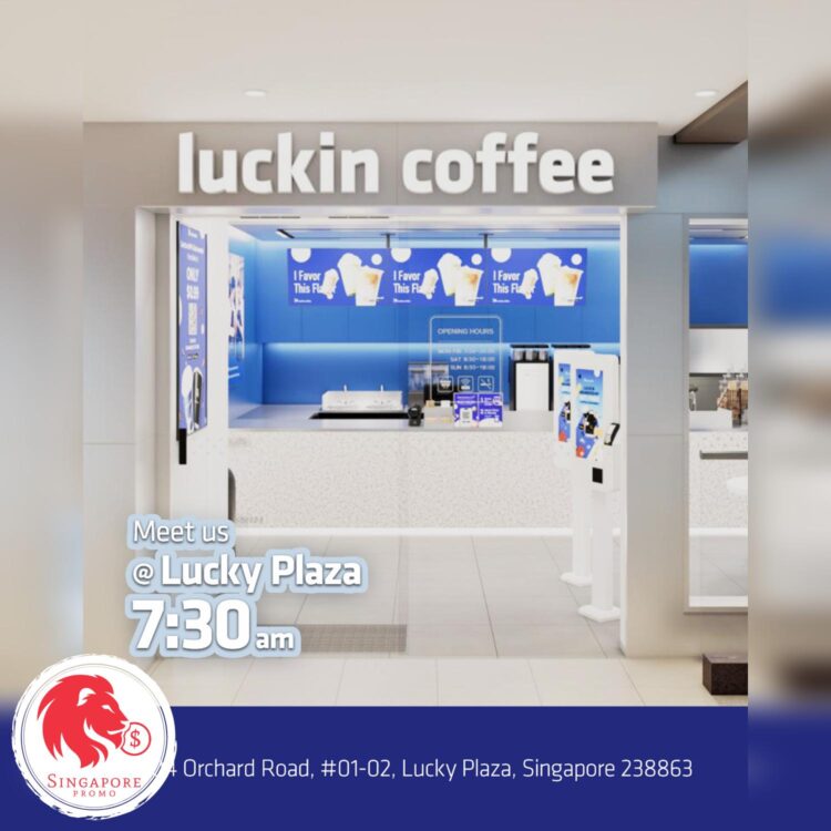 Luckin coffee - 1-FOR-1 Drinks - Singapore Promo