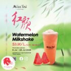 Miss Tea - $3.90 Watermelon Milkshake - Singapore Promo