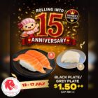 Sushi Express - Black Or Grey Plate FOR $1.50 - Singapore Promo