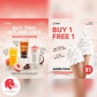 iTEA - Buy 2 Drinks Get 1 FREE - Singapore Promo