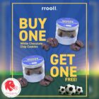 rrooll - Buy 1 FREE 1 White Chocolate Chip Cookies - Singapore Promo