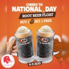 A&W - 1-FOR-1 Root Beer Floats - Singapore Promo