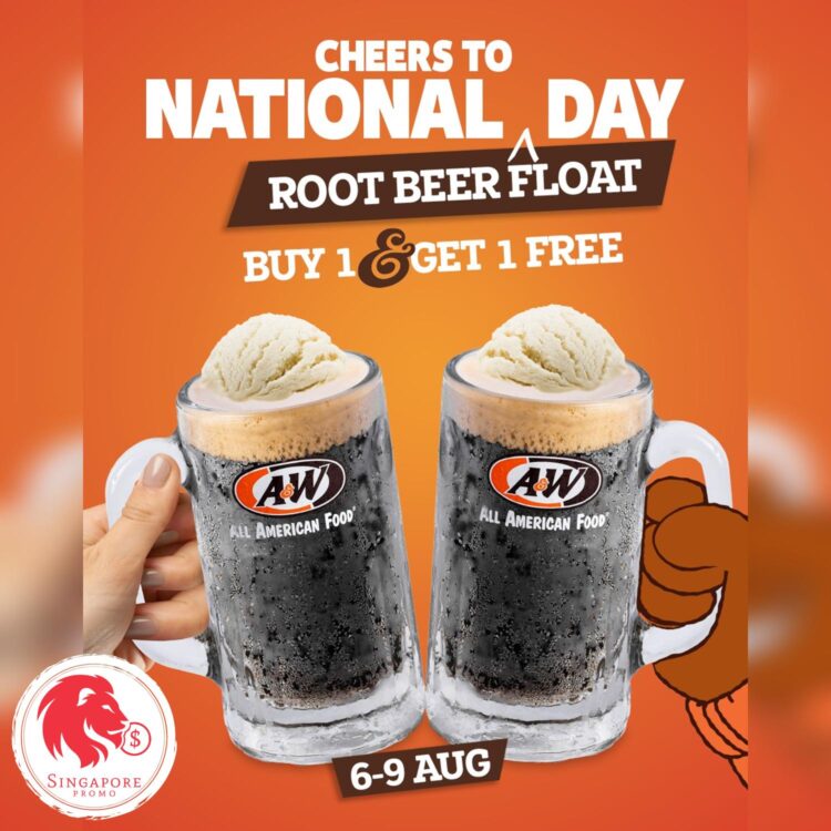 A&W - 1-FOR-1 Root Beer Floats - Singapore Promo