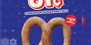 Auntie Anne's - $0.61 Classic Cinnamon Sugar Pretzel - Singapore Promo