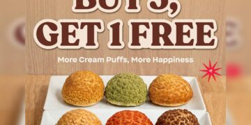 Kenangan Coffee - Buy 5 Cream Puffs Get 1 FREE - Singapore Promo