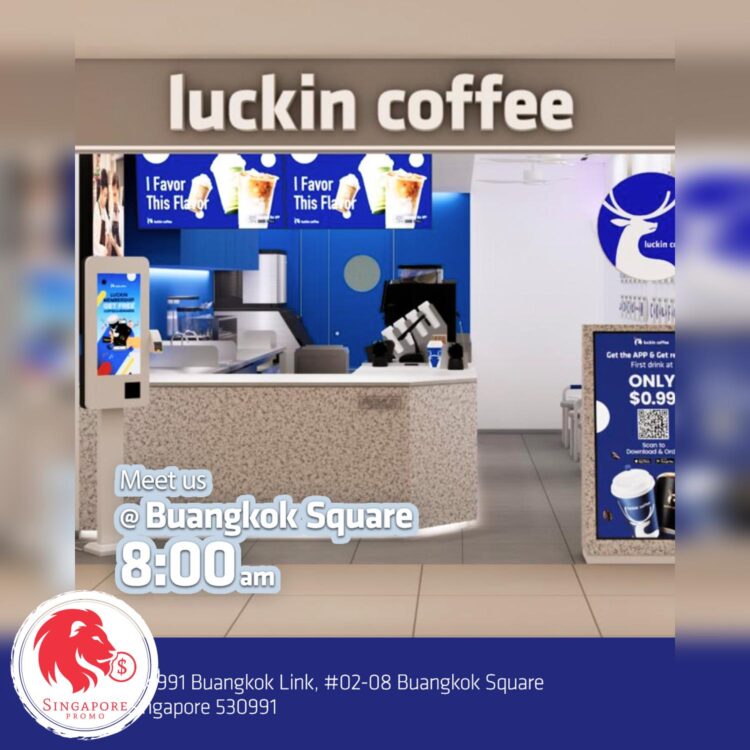 Luckin coffee - 1 FOR 1 Drinks - Singapore Promo