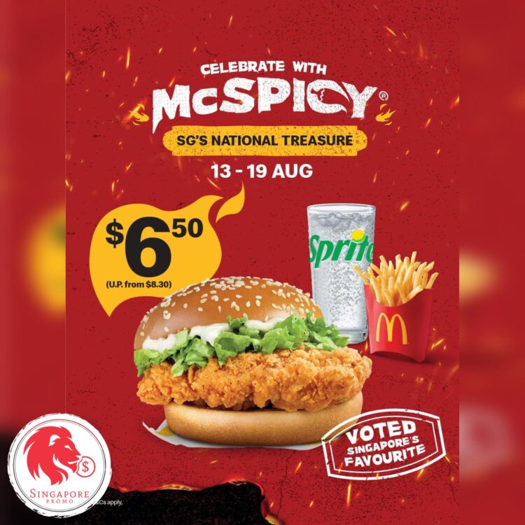 McDonald's - $6.50 McSpicy Meal - Singapore Promo