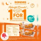 Popeyes - 1 FOR 1 Chicken Combo - Singapore Promo