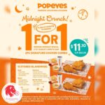 Popeyes - 1 FOR 1 Chicken Combo - Singapore Promo