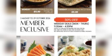 SUSHI TEI - 50% OFF Weekday Deals - Singapore Promo