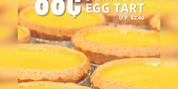 Tai Cheong Bakery - $0.88 Signature Egg Tart - Singapore Promo