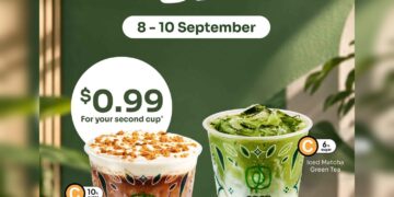 Fore Coffee - $0.99 Second Cup - Singapore Promo