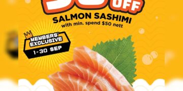Genki Sushi - 50% OFF Salmon Sashimi - Singapore Promo