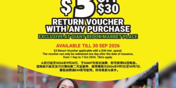 Giant - $3 Return Voucher - Singapore Promo