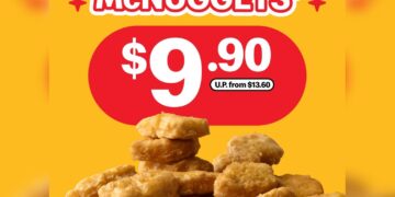 McDonald's - 20Pc Chicken Mcnuggets FOR Just $9.90 - Singapore Promo