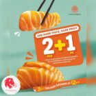 Sushi Express - 2+1 Salmon Sashimi At $2 - Singapore Promo