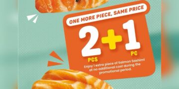 Sushi Express - 2+1 Salmon Sashimi At $2 - Singapore Promo