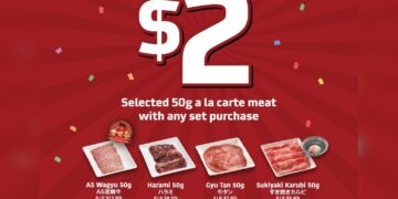 Yakiniku Like - 50G A La Carte Meats FOR $2 - Singapore Promo