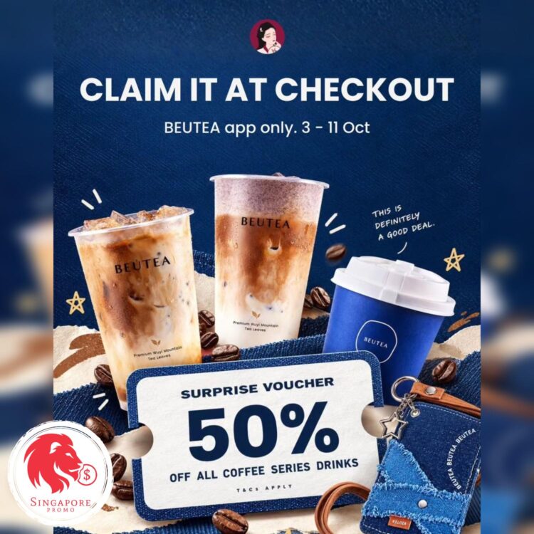 Beutea - 50% OFF All Coffee Series - Singapore Promo