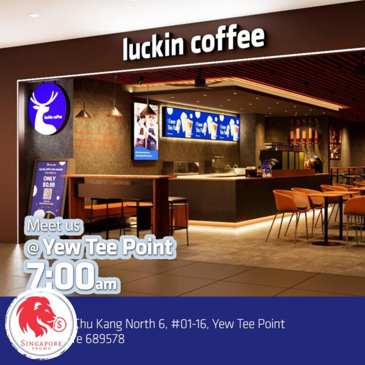 Luckin coffee - Opening Special 1-FOR-1 Drink - Singapore Promo