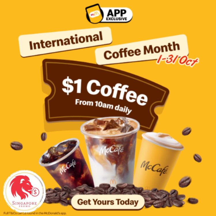 McDonald's - $1 Mccafe Faves - Singapore Promo