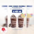 The Coffee Bean & Tea Leaf - Buy 2 Choc Cookie Crumble FOR $10 - Singapore Promo
