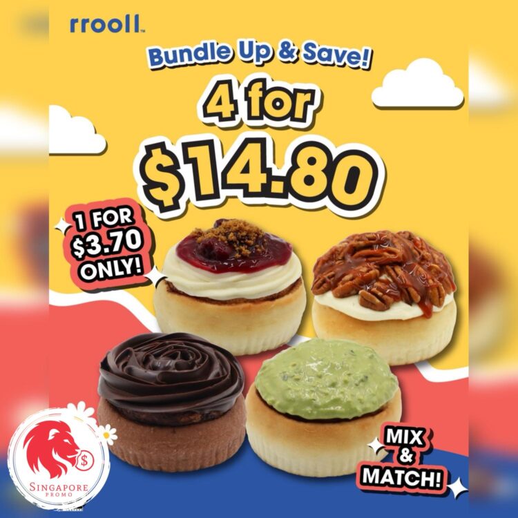 rrooll - Box Of 4 FOR $14.80 - Singapore Promo